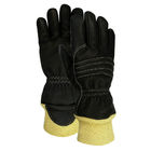 Cow Grain Structural Fire Fighting Gloves EN659 Wristlet With Kunckle Pad